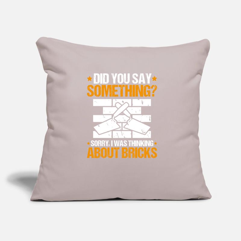Master Masonry Masonry Bricklayer Mason Sofa pillowcase 17,3'' x 17,3'' (45 x 45 cm)