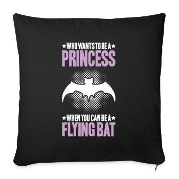 Fledermaus Fledermäuse Chauves-souris Fledertier - Housse de coussin décorative 45 x 45 cm - noir - Devant