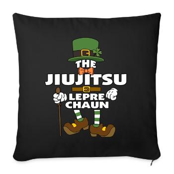 The Jiujitsu Leprechaun St Patrick's Day - Sofa pillowcase 17,3'' x 17,3'' (45 x 45 cm) - black - Front