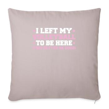 Volleyball Volleyball Player Volleyball Player Volley - Sofa pillowcase 17,3'' x 17,3'' (45 x 45 cm) - light taupe - Front