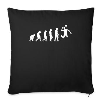 Volleyball Volleyball Player Volleyball Player Volley - Sofa pillowcase 17,3'' x 17,3'' (45 x 45 cm) - black - Front