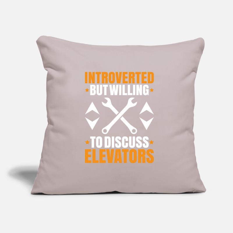 Elevator Fitter Elevator Mechanic Elevator Mechanic Sofa pillowcase 17,3'' x 17,3'' (45 x 45 cm)