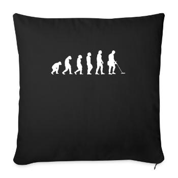 Détecteur Sondler Détecteur de métaux - Housse de coussin décorative 45 x 45 cm - noir - Devant