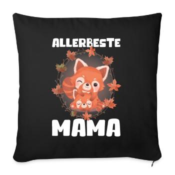 Very Best Mom Women Mom Gift Mother's Day - Sofa pillowcase 17,3'' x 17,3'' (45 x 45 cm) - black - Front