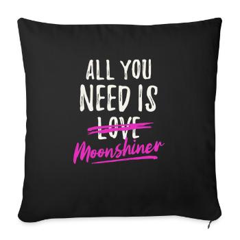 84371607426084591 avant - Housse de coussin décorative 45 x 45 cm - noir - Devant