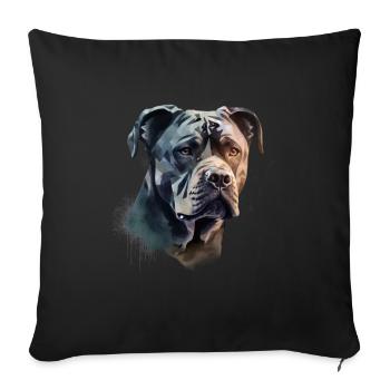 Cane Corso für einen Cane Corso Besitzer - Sofakissenbezug 45 x 45 cm - Schwarz - Vorne