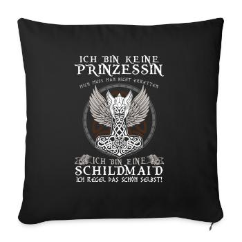front 77131662293365696 - Sofakissenbezug 45 x 45 cm - Schwarz - Vorne