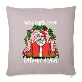 I Baphomet Death Metal - Sofa pillowcase 17,3'' x 17,3'' (45 x 45 cm) - light taupe - Front