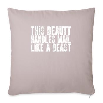 front 67871608382146343 - Sofa pillowcase 17,3'' x 17,3'' (45 x 45 cm) - light taupe - Front