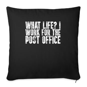 front 41831608382200196 - Sofa pillowcase 17,3'' x 17,3'' (45 x 45 cm) - black - Front