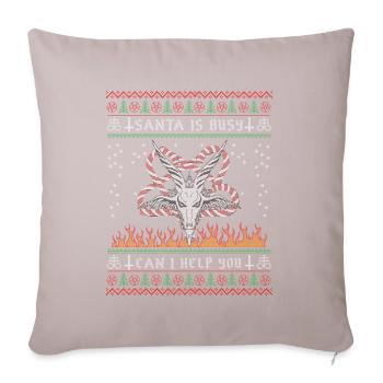 I Baphomet Death Metal - Sofa pillowcase 17,3'' x 17,3'' (45 x 45 cm) - light taupe - Front