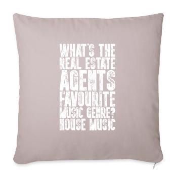 front 85201608541403193 - Sofa pillowcase 17,3'' x 17,3'' (45 x 45 cm) - light taupe - Front