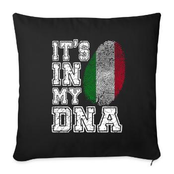DNA Italie - Housse de coussin décorative 45 x 45 cm - noir - Devant