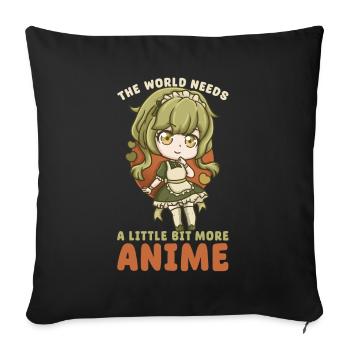 This Is My Anime Watching Shirt I Kawaii Otaku - Sofakissenbezug 45 x 45 cm - Schwarz - Vorne