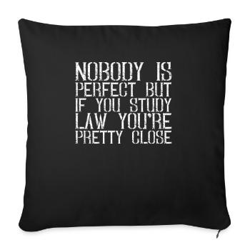 16341608546060150 avant - Housse de coussin décorative 45 x 45 cm - noir - Devant