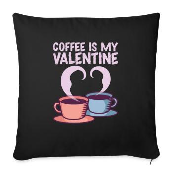 front 42601607695893308 - Sofa pillowcase 17,3'' x 17,3'' (45 x 45 cm) - black - Front