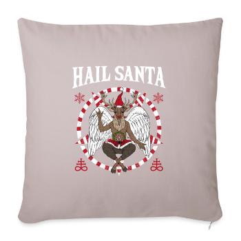 I Baphomet Death Metal - Sofa pillowcase 17,3'' x 17,3'' (45 x 45 cm) - light taupe - Front