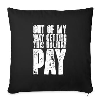 front 75301608379562769 - Sofa pillowcase 17,3'' x 17,3'' (45 x 45 cm) - black - Front