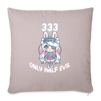 front 26381654710622632 - Sofa pillowcase 17,3'' x 17,3'' (45 x 45 cm) - light taupe - Front