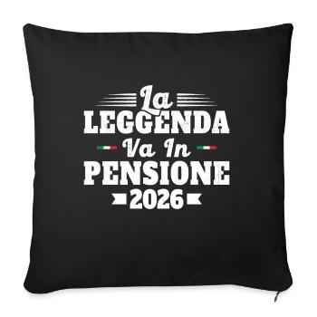 Humour Cadeau Retraité - 2026 Retraité En 2026 - Housse de coussin décorative 45 x 45 cm - noir - Devant
