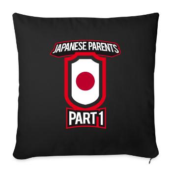 Best Parenting Japanese Parents Part 1 - Sofa pillowcase 17,3'' x 17,3'' (45 x 45 cm) - black - Front