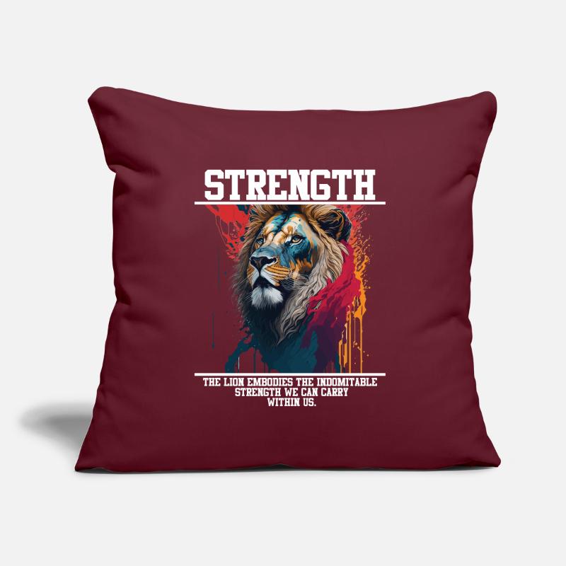 Lion's Strength Splash Sofakissenbezug 45 x 45 cm