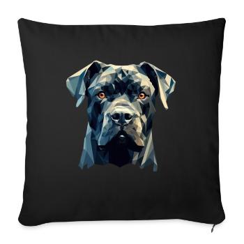 Cane Corso für einen Cane Corso Besitzer - Sofakissenbezug 45 x 45 cm - Schwarz - Vorne