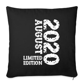2020 août édition limitée 3e anniversaire tenue - Housse de coussin décorative 45 x 45 cm - noir - Devant