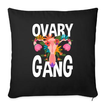 Feminismus Feministin - Sofakissenbezug 45 x 45 cm - Schwarz - Vorne