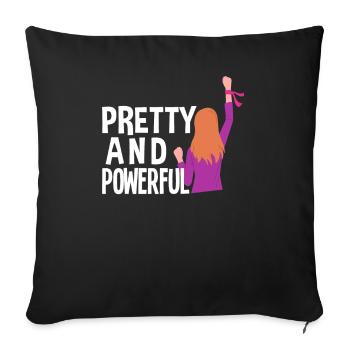 Feminismus Feministin - Sofakissenbezug 45 x 45 cm - Schwarz - Vorne