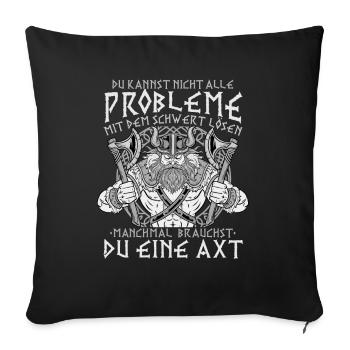 front 55611602760395856 - Sofakissenbezug 45 x 45 cm - Schwarz - Vorne