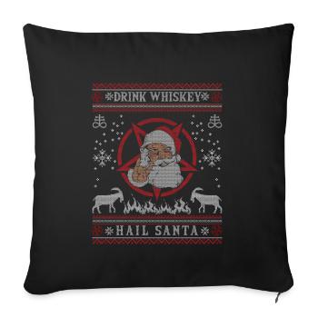 I Baphomet Death Metal - Sofa pillowcase 17,3'' x 17,3'' (45 x 45 cm) - black - Front