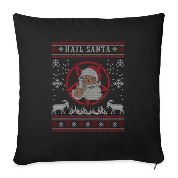 I Baphomet Death Metal - Sofa pillowcase 17,3'' x 17,3'' (45 x 45 cm) - black - Front