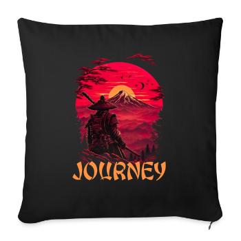 Journey Samurai Japan Kultur - Sofakissenbezug 45 x 45 cm - Schwarz - Vorne