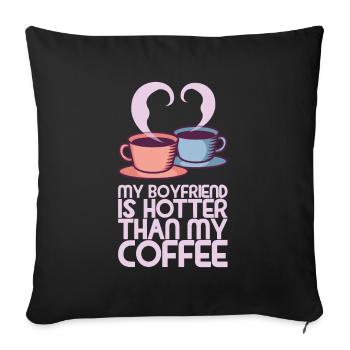 front 82261607696416051 - Sofa pillowcase 17,3'' x 17,3'' (45 x 45 cm) - black - Front
