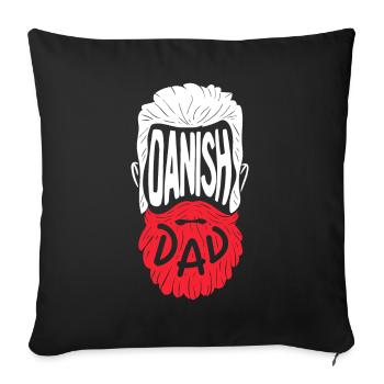 Danish Dad - Sofakissenbezug 45 x 45 cm - Schwarz - Vorne