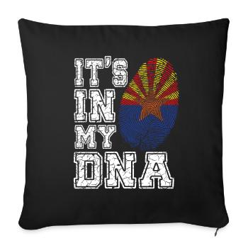 DNA Arizona - Sofakissenbezug 45 x 45 cm - Schwarz - Vorne