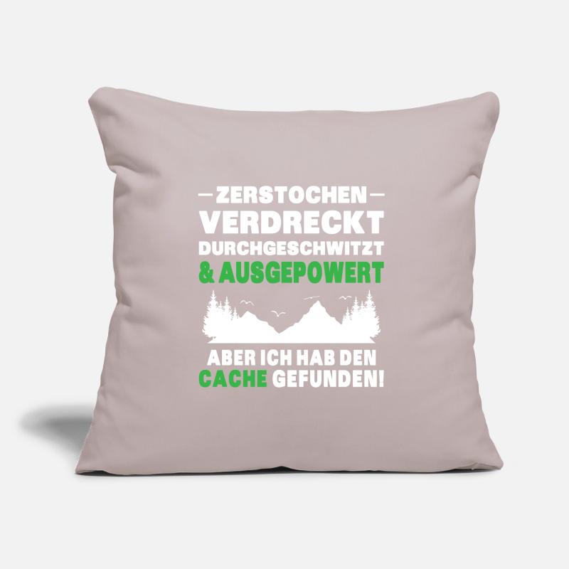 Gecache Geocaching Hobby Cache Sofakissenbezug 45 x 45 cm
