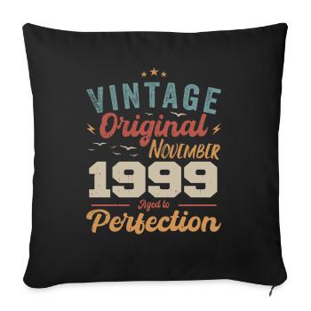 Legendary since November 1999 - 1999 - Sofa pillowcase 17,3'' x 17,3'' (45 x 45 cm) - black - Front