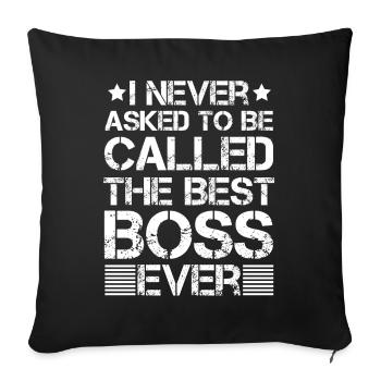 Best Employer Ever Called Best Chef - Sofa pillowcase 17,3'' x 17,3'' (45 x 45 cm) - black - Front