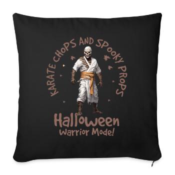 Wertschätzung des Karate-Halloween-Instruktors - Sofakissenbezug 45 x 45 cm - Schwarz - Vorne