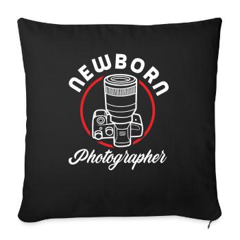 Funny Photography Photographer Photographer Gift - Sofa pillowcase 17,3'' x 17,3'' (45 x 45 cm) - black - Front