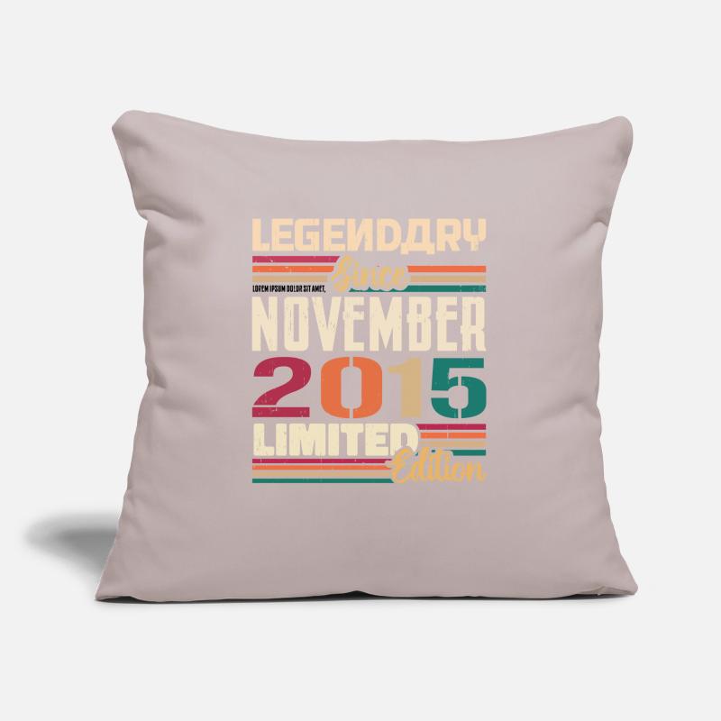 Legendary since November 2015 - Gift 2015 Sofa pillowcase 17,3'' x 17,3'' (45 x 45 cm)