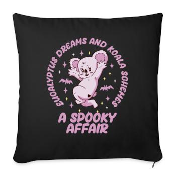 Koala Bear Halloween - Sofa pillowcase 17,3'' x 17,3'' (45 x 45 cm) - black - Front