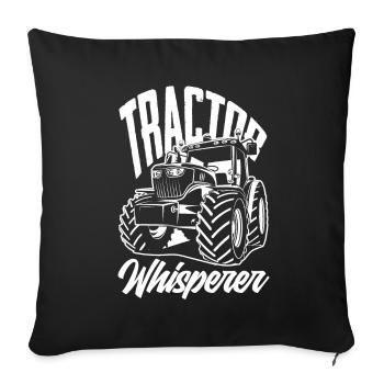 Funny Farmer Farm Farmer Gift - Sofa pillowcase 17,3'' x 17,3'' (45 x 45 cm) - black - Front