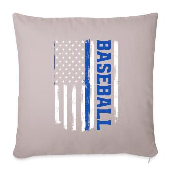 Funny Baseball - Sofa pillowcase 17,3'' x 17,3'' (45 x 45 cm) - light taupe - Front