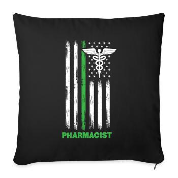 Apothecary Apothecary Apothecary Pharmacy Gift - Sofa pillowcase 17,3'' x 17,3'' (45 x 45 cm) - black - Front