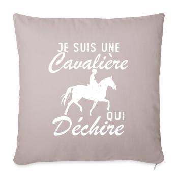 I'm a Rider Who Tears Gift - Sofa pillowcase 17,3'' x 17,3'' (45 x 45 cm) - light taupe - Front