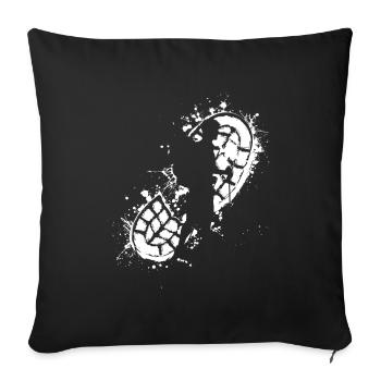 Funny Hiking Gift - Sofa pillowcase 17,3'' x 17,3'' (45 x 45 cm) - black - Front