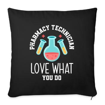 Apothecary Apothecary Apothecary Pharmacy Gift - Sofa pillowcase 17,3'' x 17,3'' (45 x 45 cm) - black - Front